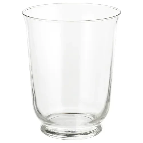 Glass Hurricane Vase - Medium