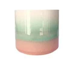 Green and orange pastel tumbler — Pastel green and pink gradient ceramic pot with glossy glaze | Plan My Wedding Africa