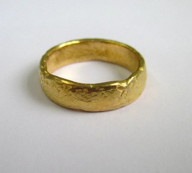 Rustic Gold Rings