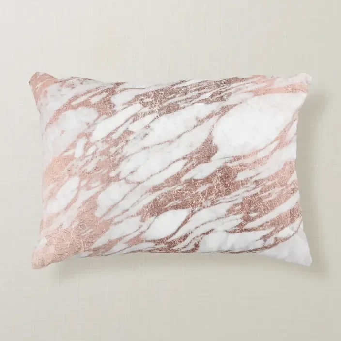 White & Rosegold Cushions